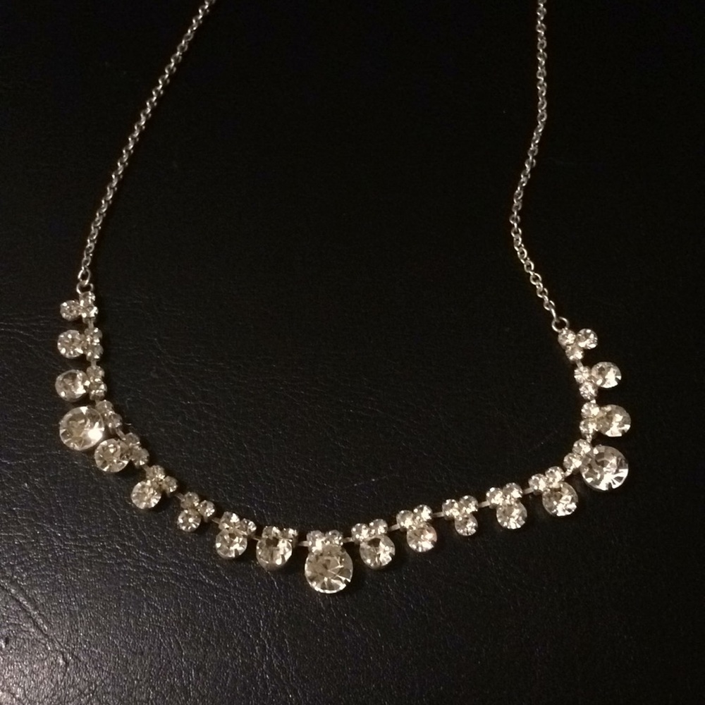 Gorgeous Rhinestone Necklace Adjustable